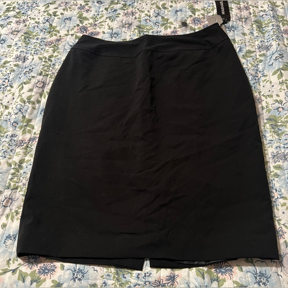 Elegant Black Women's Skirt Women Worthington Works Black Skirt Size (6)